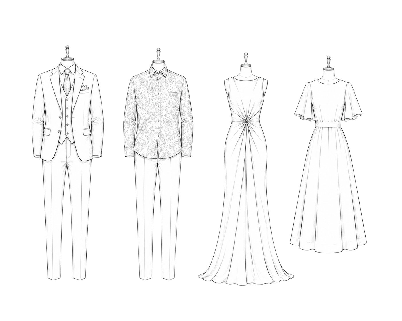 Formal attire for men